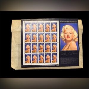 Legends of Hollywood Stamp Sheet